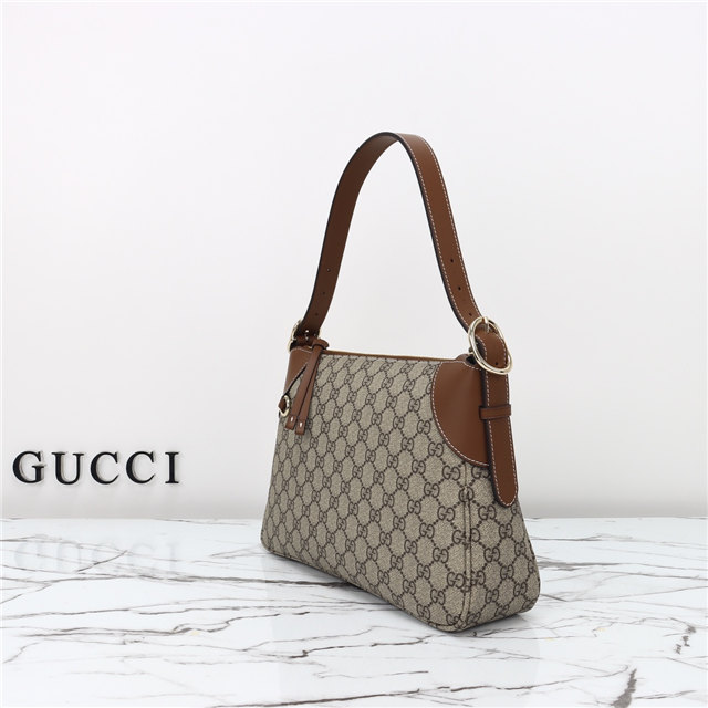GG Emblem Medium Shoulder Bag 815216 Brown-2.jpg
