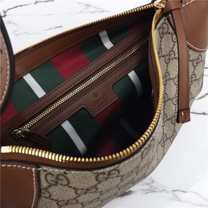 GG Emblem Medium Shoulder Bag 815216 Brown-8.jpg