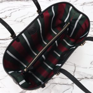 GG Emblem Medium Tote Bag 815213 Black-10.jpg