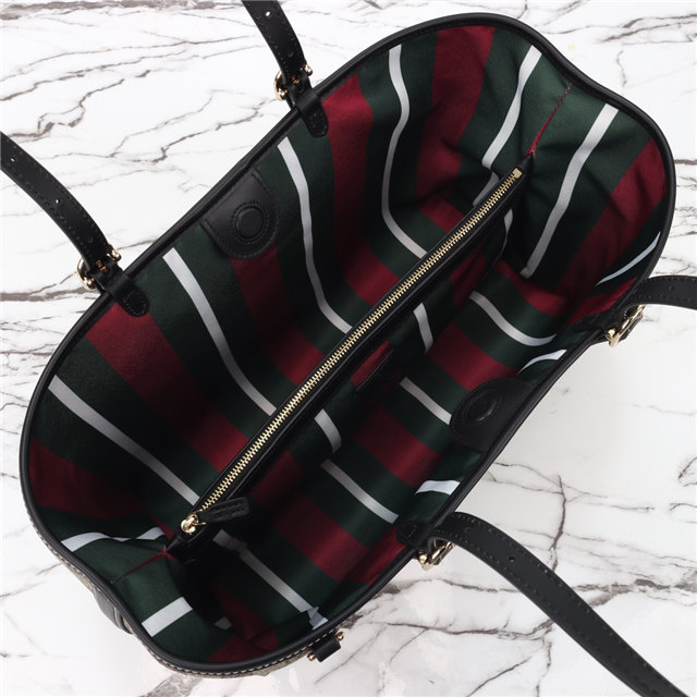 GG Emblem Medium Tote Bag 815213 Black-10.jpg