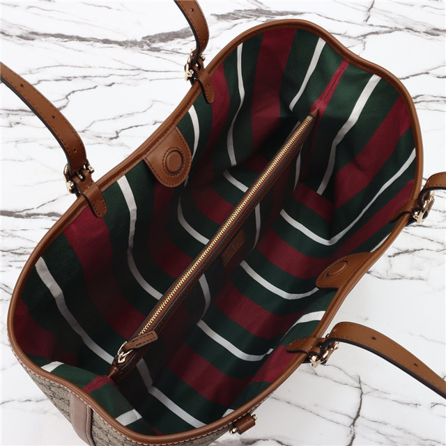 GG Emblem Medium Tote Bag 815213 Brown-10.jpg