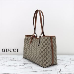 GG Emblem Medium Tote Bag 815213 Brown-2.jpg