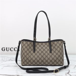 GG Emblem Small Tote Bag 815214 Black-4.jpg