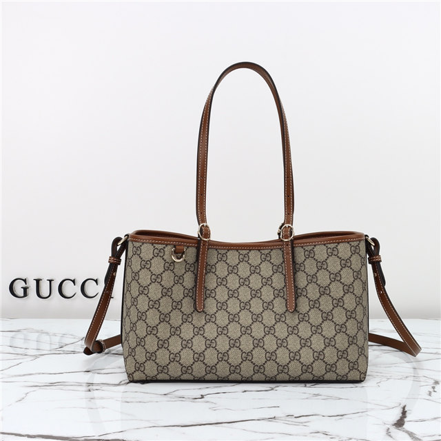 Gucci GG Emblem Small Tote Bag 815214 Brown