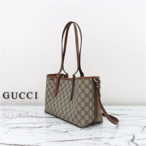 GG Emblem Small Tote Bag 815214 Brown-3.jpg