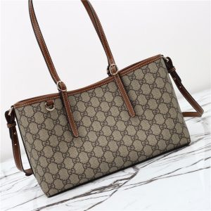 GG Emblem Small Tote Bag 815214 Brown-5.jpg