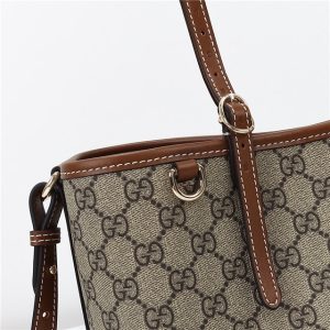GG Emblem Small Tote Bag 815214 Brown-7.jpg