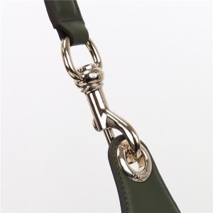 Gucci B Medium Shoulder Bag 815924 Green Suede-6.jpg