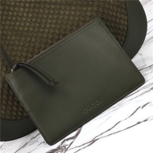 Gucci B Medium Shoulder Bag 815924 Green Suede-8.jpg