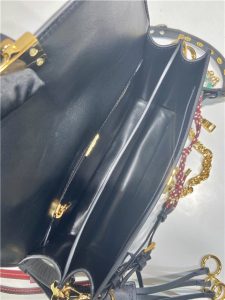 Prada Soft Sound Small Leather Shoulder Bag 1BD379 Black-10.jpg