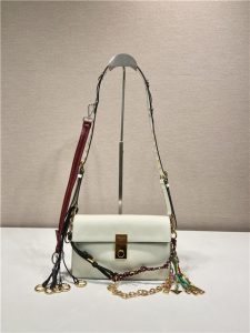 Prada Soft Sound Small Leather Shoulder Bag 1BD379 White-2.jpg