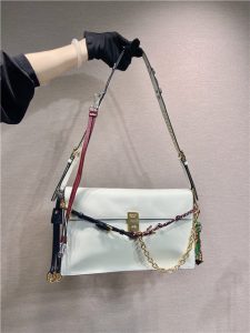 Prada Soft Sound large leather shoulder bag 1BD378 White-1.jpg
