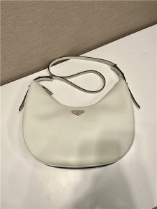 Arque Large Leather Shoulder Bag 1BC212 White-4.jpg