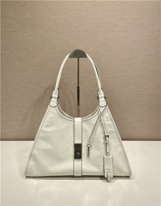 Large Leather Tote Bag 1BG570 White-2.jpg