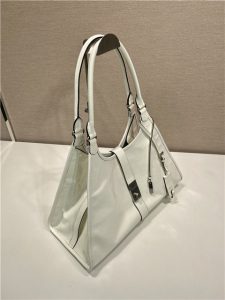 Large Leather Tote Bag 1BG570 White-3.jpg