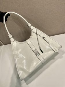 Large Leather Tote Bag 1BG570 White-4.jpg