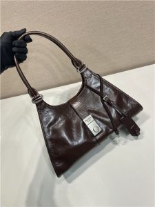 Medium Leather Tote Bag 1BG563 Dark Brown-3.jpg