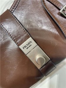 Medium Leather Tote Bag 1BG563 Dark Brown-8.jpg