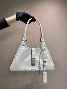 Medium Leather Tote Bag 1BG563 White-1.jpg