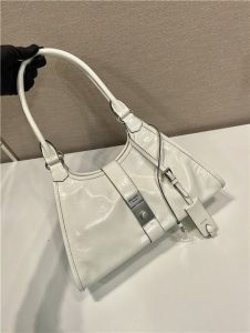 Medium Leather Tote Bag 1BG563 White-3.jpg