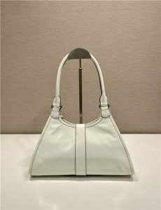 Medium Leather Tote Bag 1BG563 White-5.jpg