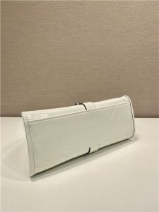 Medium Leather Tote Bag 1BG563 White-7.jpg