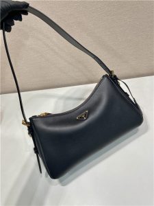 Prada Aimee Medium Leather Shoulder Bag 1BC229 Black-3.jpg