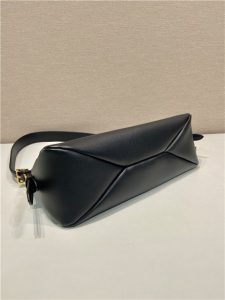 Prada Aimee Medium Leather Shoulder Bag 1BC229 Black-6.jpg