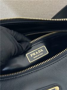Prada Aimee Medium Leather Shoulder Bag 1BC229 Black-9.jpg