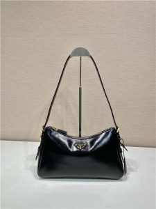 Prada Aimee Medium Leather Shoulder Bag 1BC229 Black Patent-1.jpg