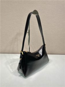 Prada Aimee Medium Leather Shoulder Bag 1BC229 Black Patent-2.jpg