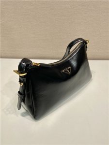 Prada Aimee Medium Leather Shoulder Bag 1BC229 Black Patent-4.jpg