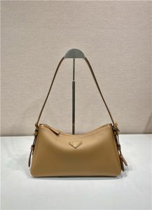 Prada Aimee Medium Leather Shoulder Bag 1BC229 Caramel-1.jpg