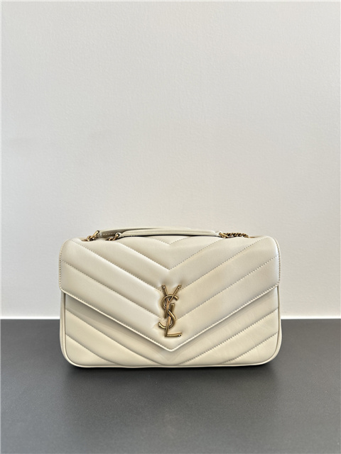 YSL LOULOU Medium 801439 White