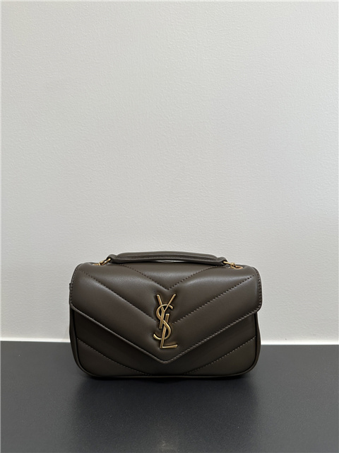 YSL LOULOU Mini 821749 Dark Strong Moss