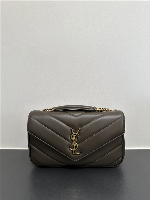 YSL LOULOU Small 801437 Dark Strong Moss
