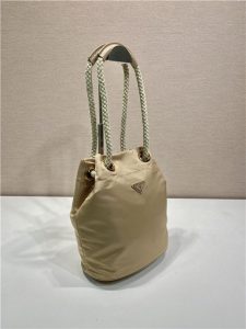 Mariner Re-Nylon Small Bucket Bag 1BE082 Camel Brown-3.jpg
