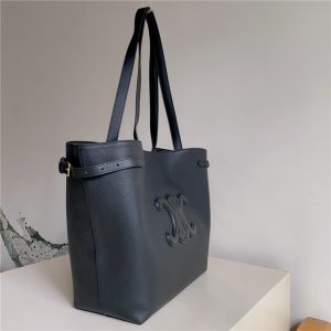 Medium Cabas Anais Cuir Triomphe 116853 Black-3.jpg