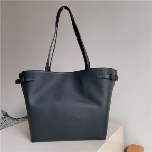 Medium Cabas Anais Cuir Triomphe 116853 Black-4.jpg