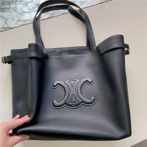 Medium Cabas Anais Cuir Triomphe 116853 Black-6.jpg