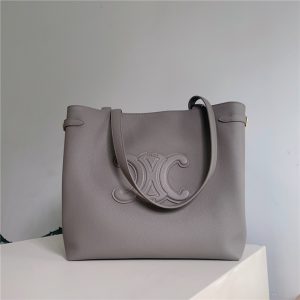Medium Cabas Anais Cuir Triomphe 116853 Pebble-1.jpg