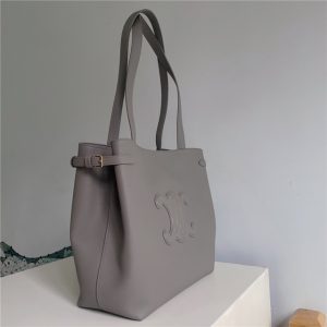 Medium Cabas Anais Cuir Triomphe 116853 Pebble-2.jpg