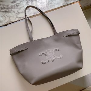 Medium Cabas Anais Cuir Triomphe 116853 Pebble-6.jpg