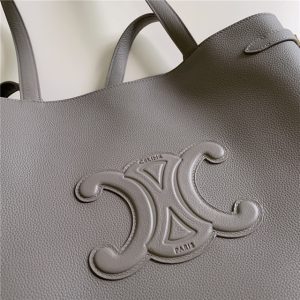 Medium Cabas Anais Cuir Triomphe 116853 Pebble-7.jpg
