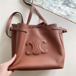 Medium Cabas Anais Cuir Triomphe 116853 Tan-5.jpg