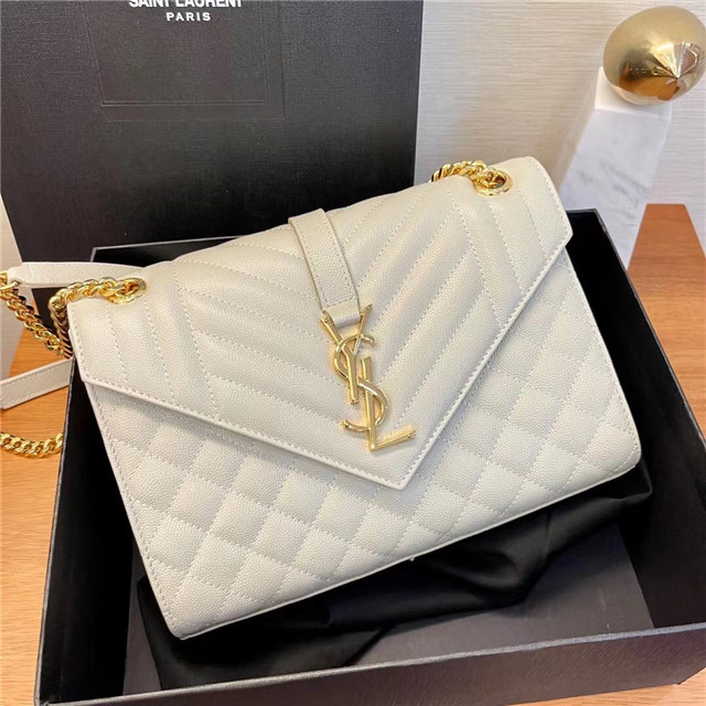 Medium Envelope Chain Bag 8208 IvoryGold-2.jpg