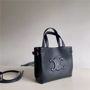 Mini Cabas Anais Cuir Triomphe 118613 Black-3.jpg