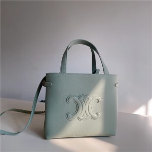 Mini Cabas Anais Cuir Triomphe 118613 Green-2.jpg