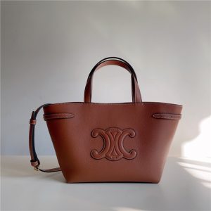 Mini Cabas Anais Cuir Triomphe 118613 Tan-1.jpg