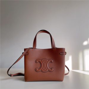 Mini Cabas Anais Cuir Triomphe 118613 Tan-2.jpg